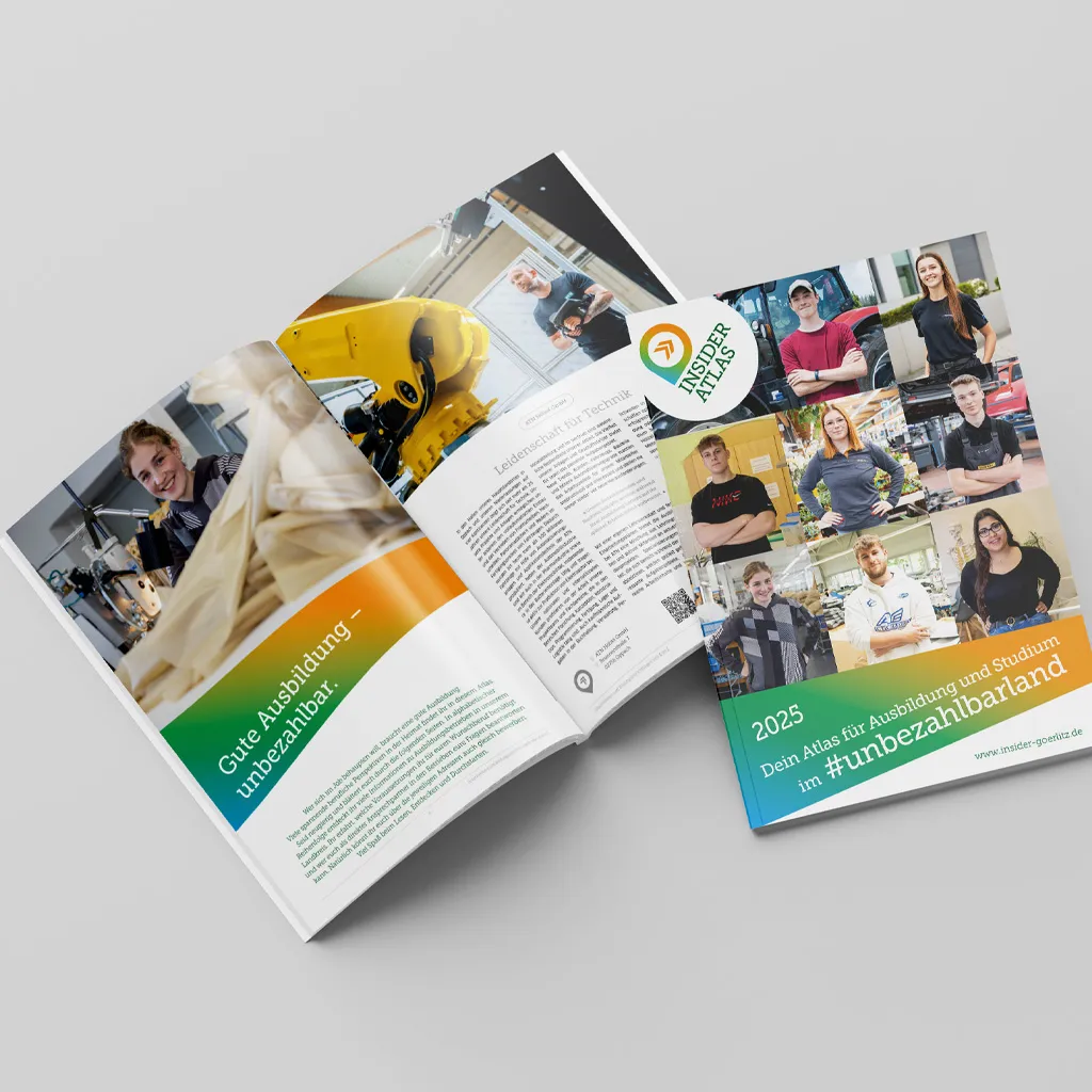 INSIDERATLAS Der INSIDERATLAS informiert Schülerinnen und Schüler im Landkreis Görlitz über lokale Ausbildungs- und Studienmöglichkeiten